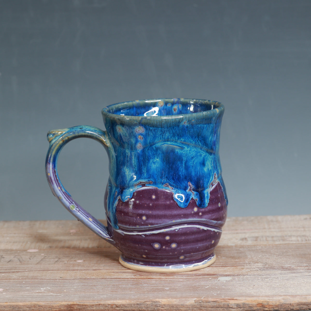Aurora Green over Passion Flower Mug - 15 oz.