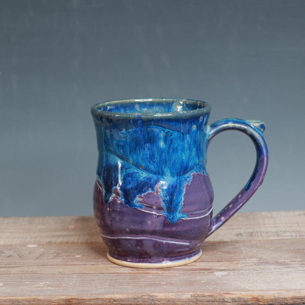 Aurora Green over Passion Flower Mug - 15 oz.