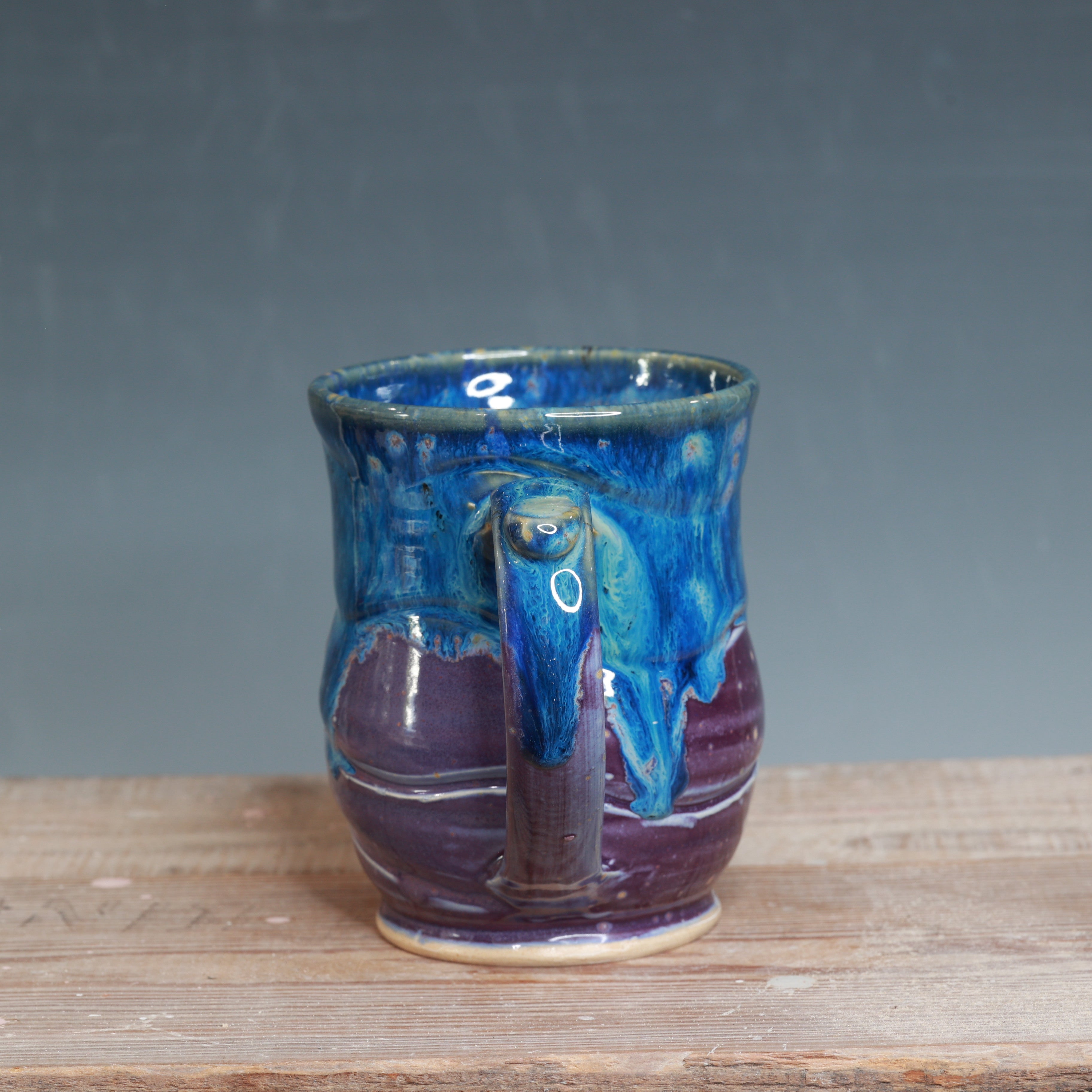 Aurora Green over Passion Flower Mug - 15 oz.