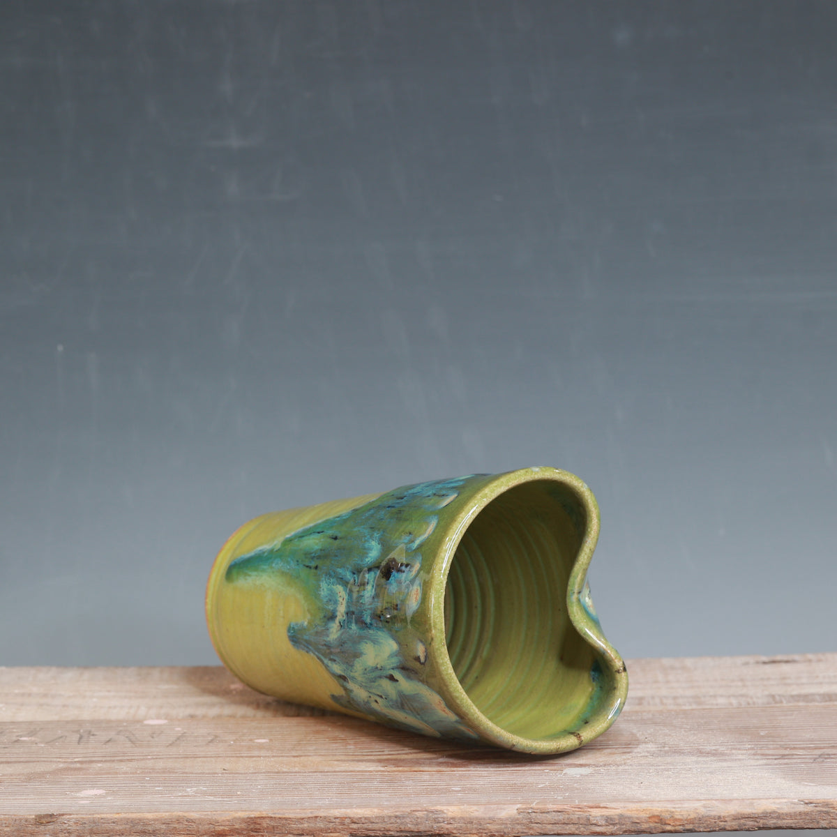 Aurora Green and Green Opal Straw Cup 18 oz.