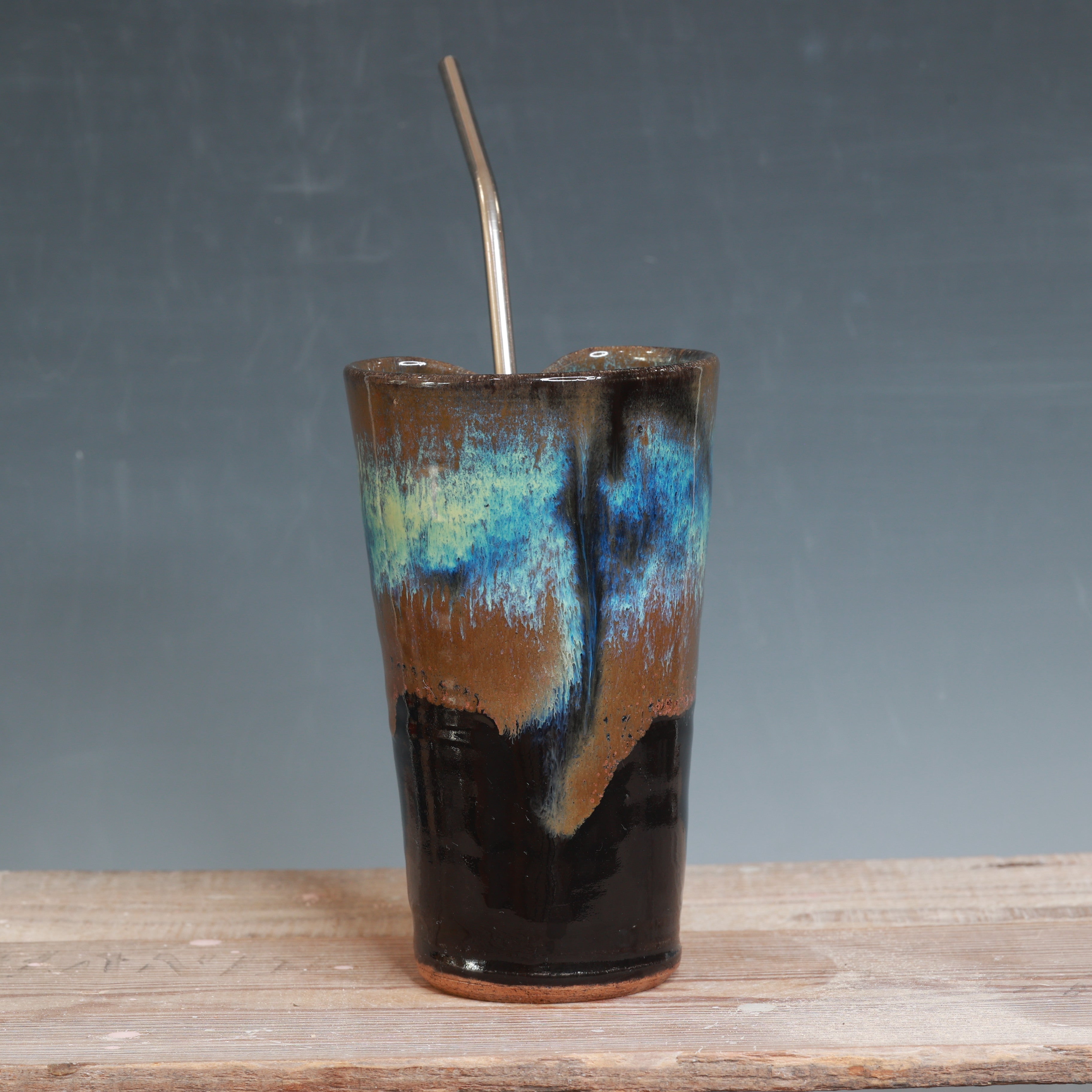Northern Lights Straw Cup 18 oz.