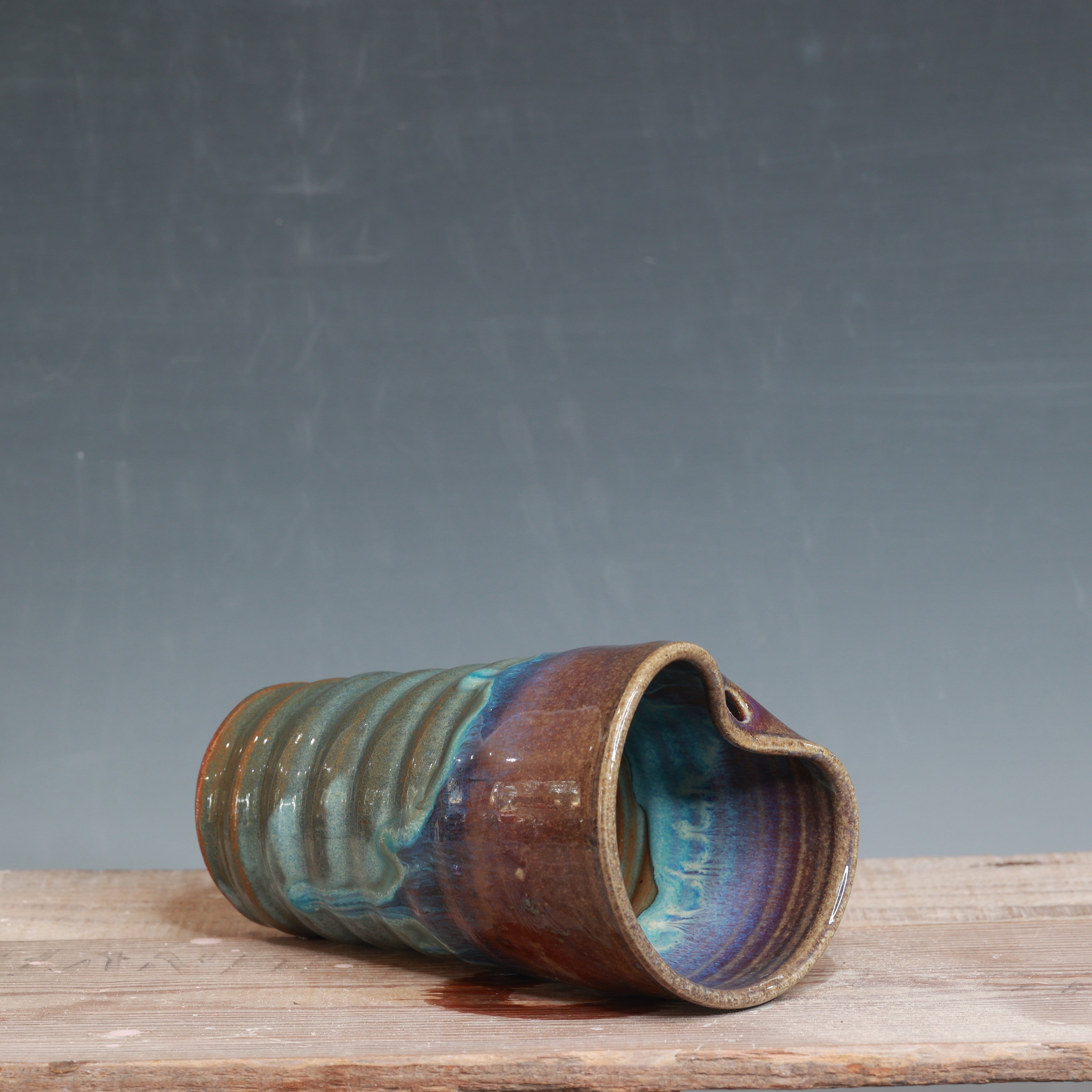 Raspberry Mist and Norse Blue Straw Cup 18 oz.