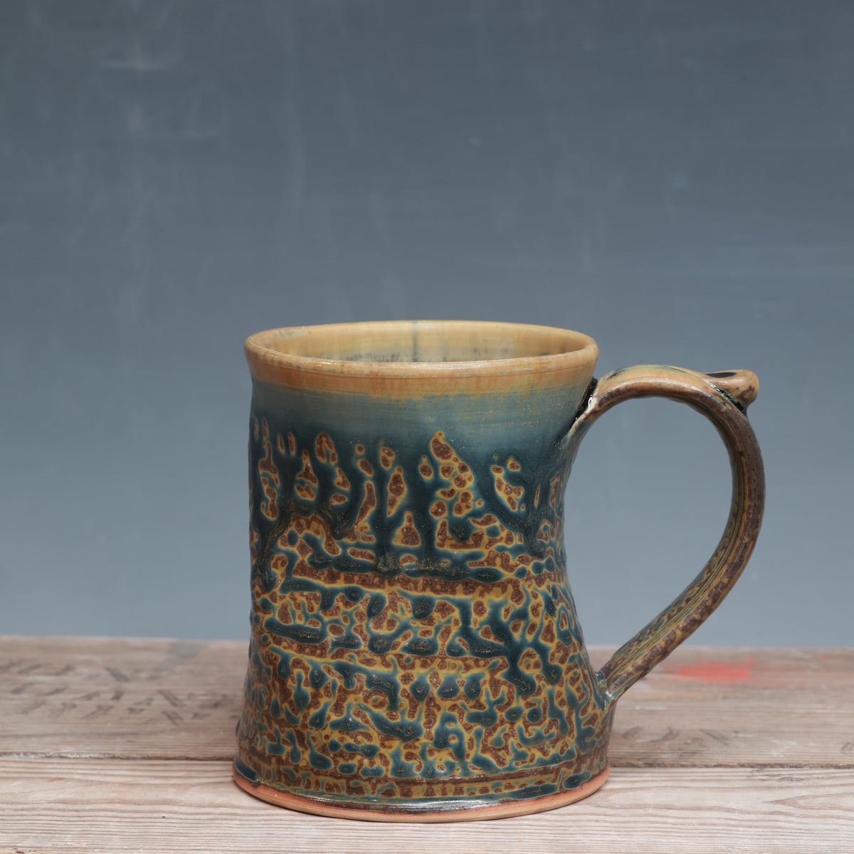 Blue Ash and Salt Mug 15 oz.