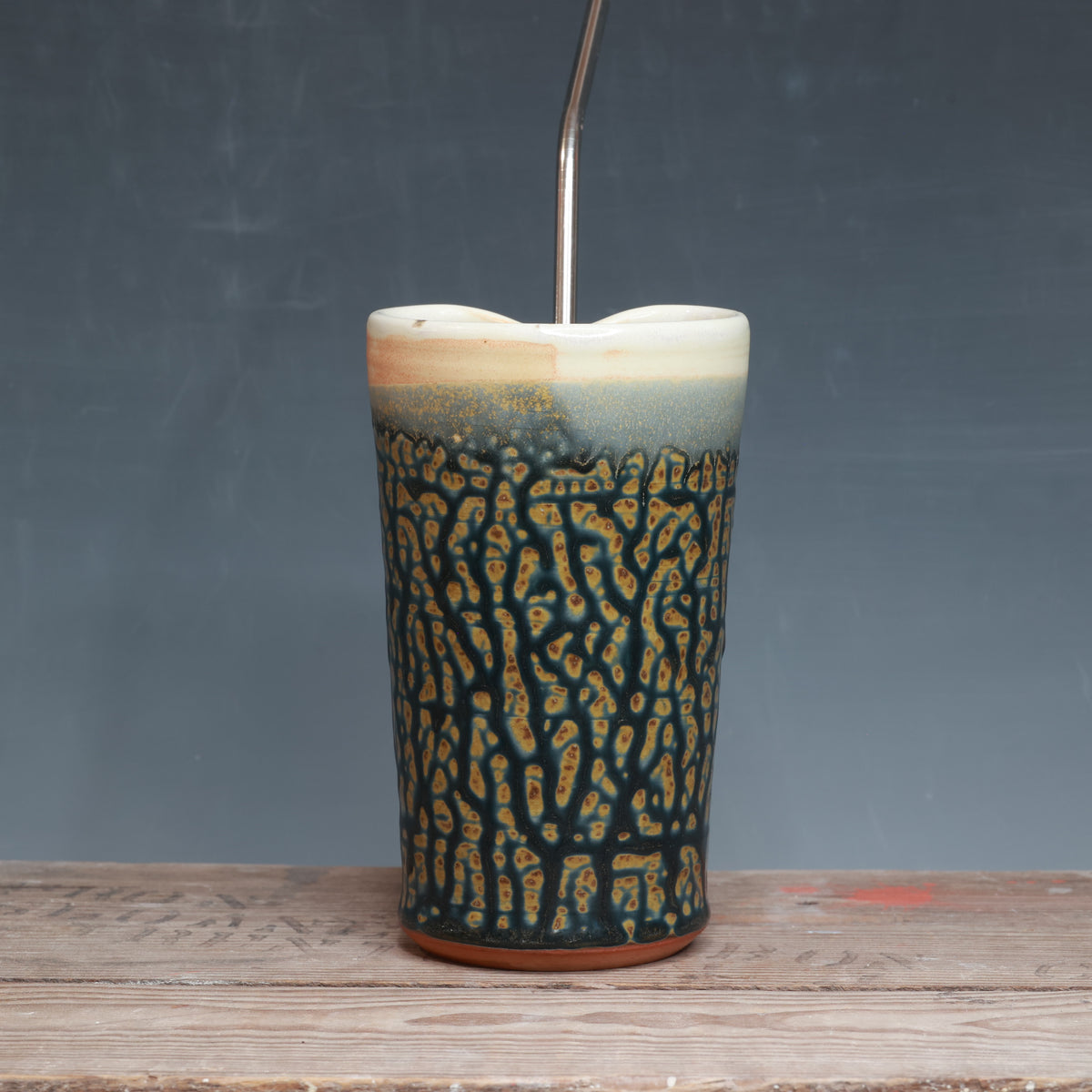 Blue Ash and Salt Straw Cup 16 oz.