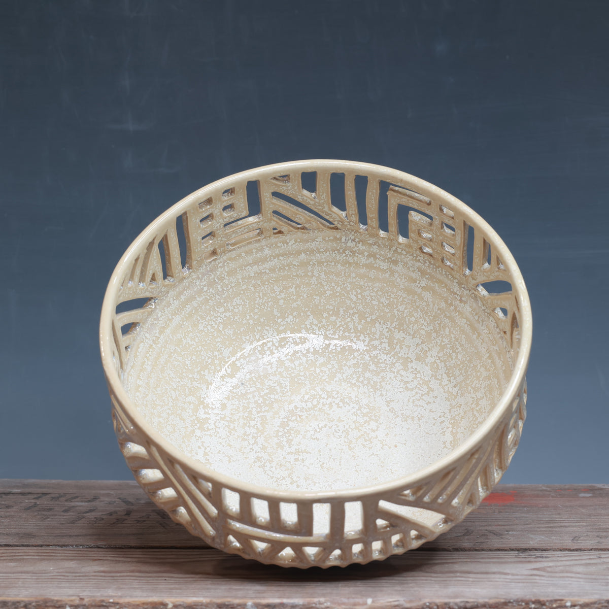 Alabaster Carved Bowl