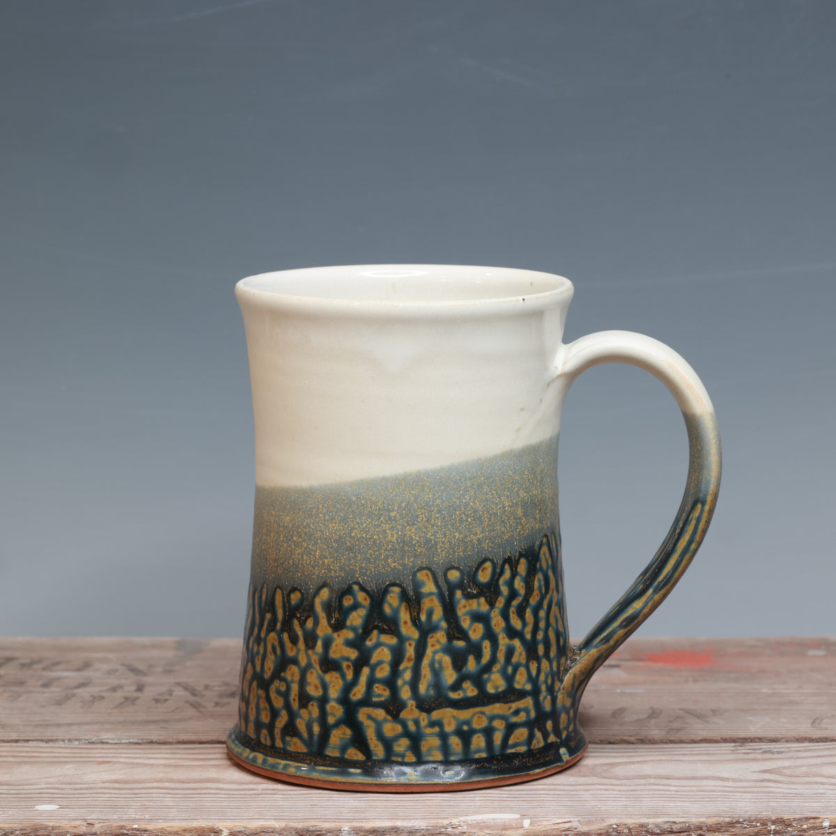 Salt and Blue ash Mug 19-20 oz.