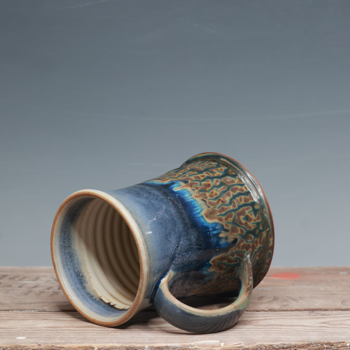 Blue Ash and Capri Blue Mug 16 oz.