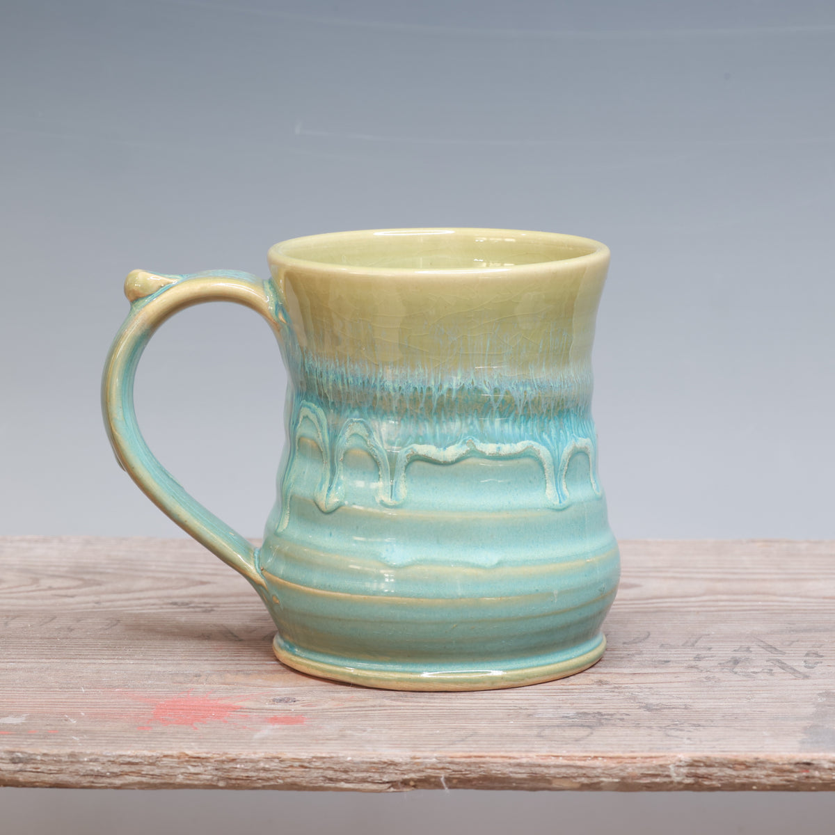 Norse Blue and Alabaster Mug 15-17 oz.