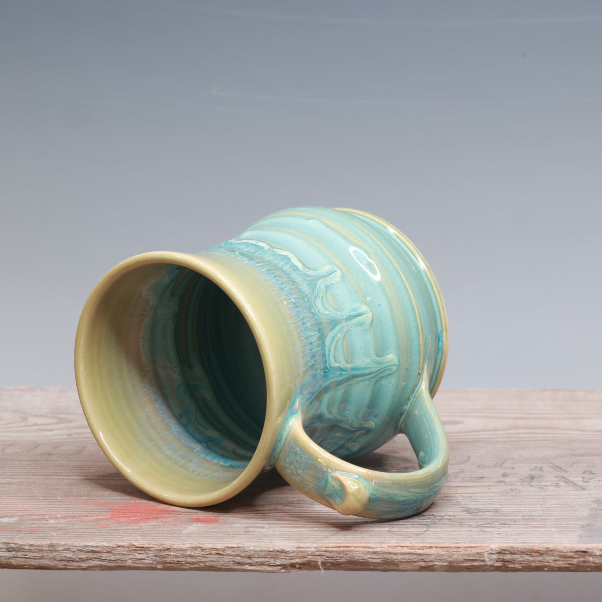 Norse Blue and Alabaster Mug 15-17 oz.