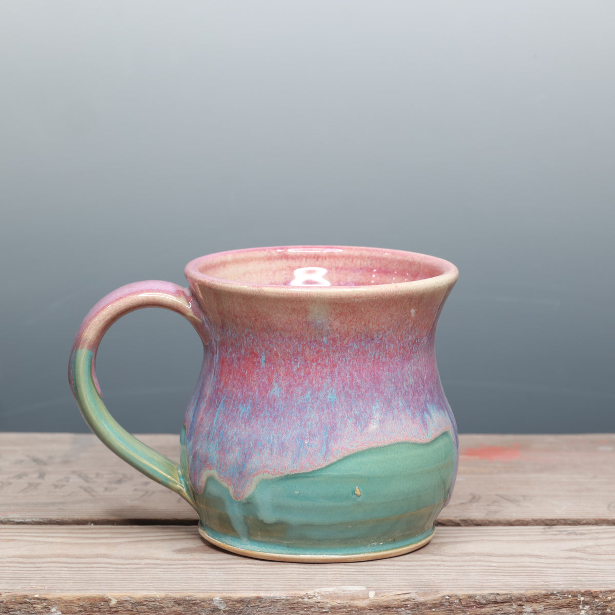 Norse Blue and Raspberry Mist Mug 12-13 oz.