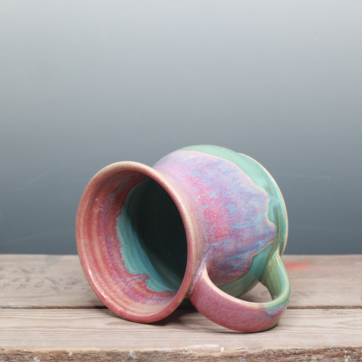 Norse Blue and Raspberry Mist Mug 12-13 oz.