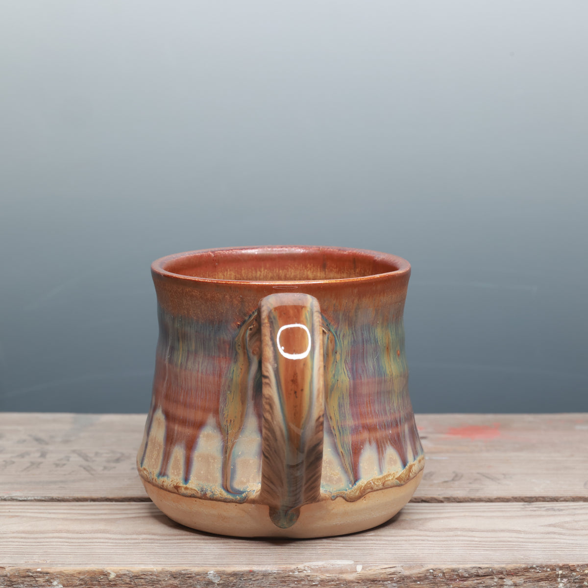 Sandstone and Copper Float Mug 13-14 oz.