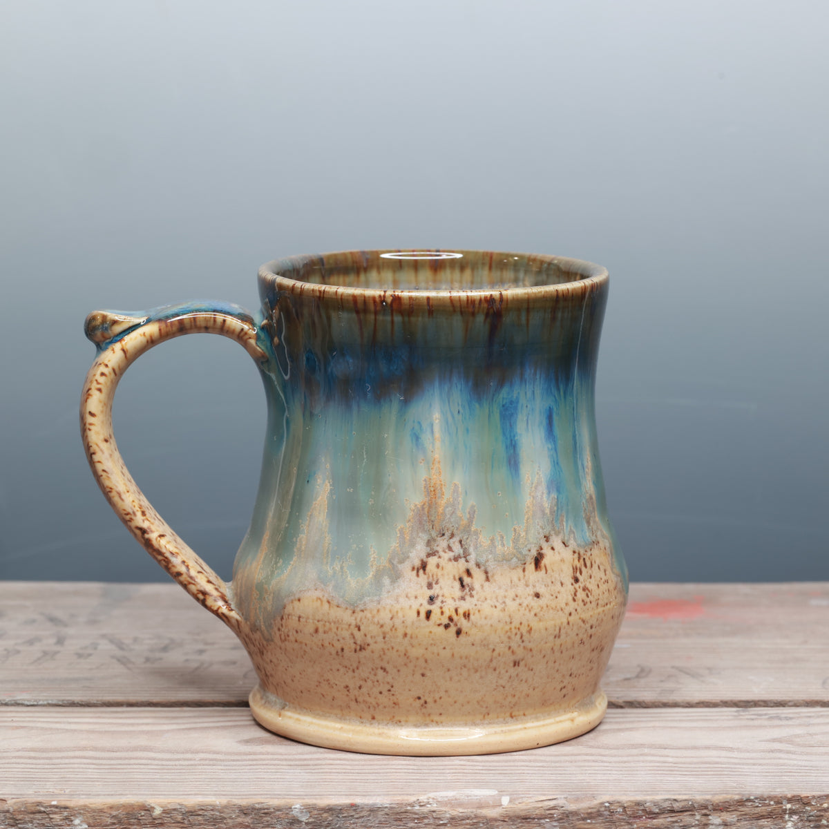 Midnight Rain and Winter Wood Mug 16 oz.