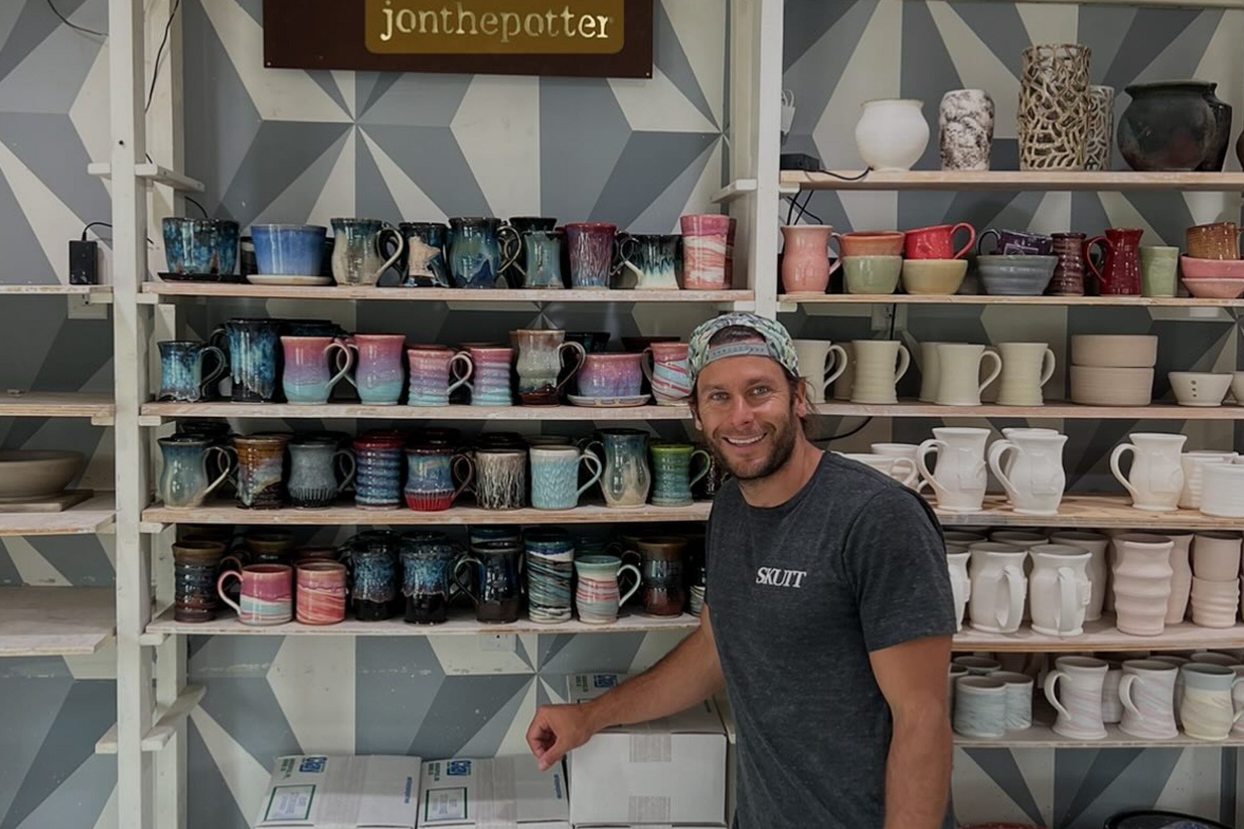 Jon Schmidt at his studio